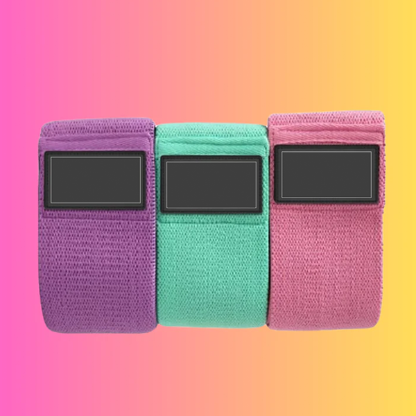 Hip resistance training band