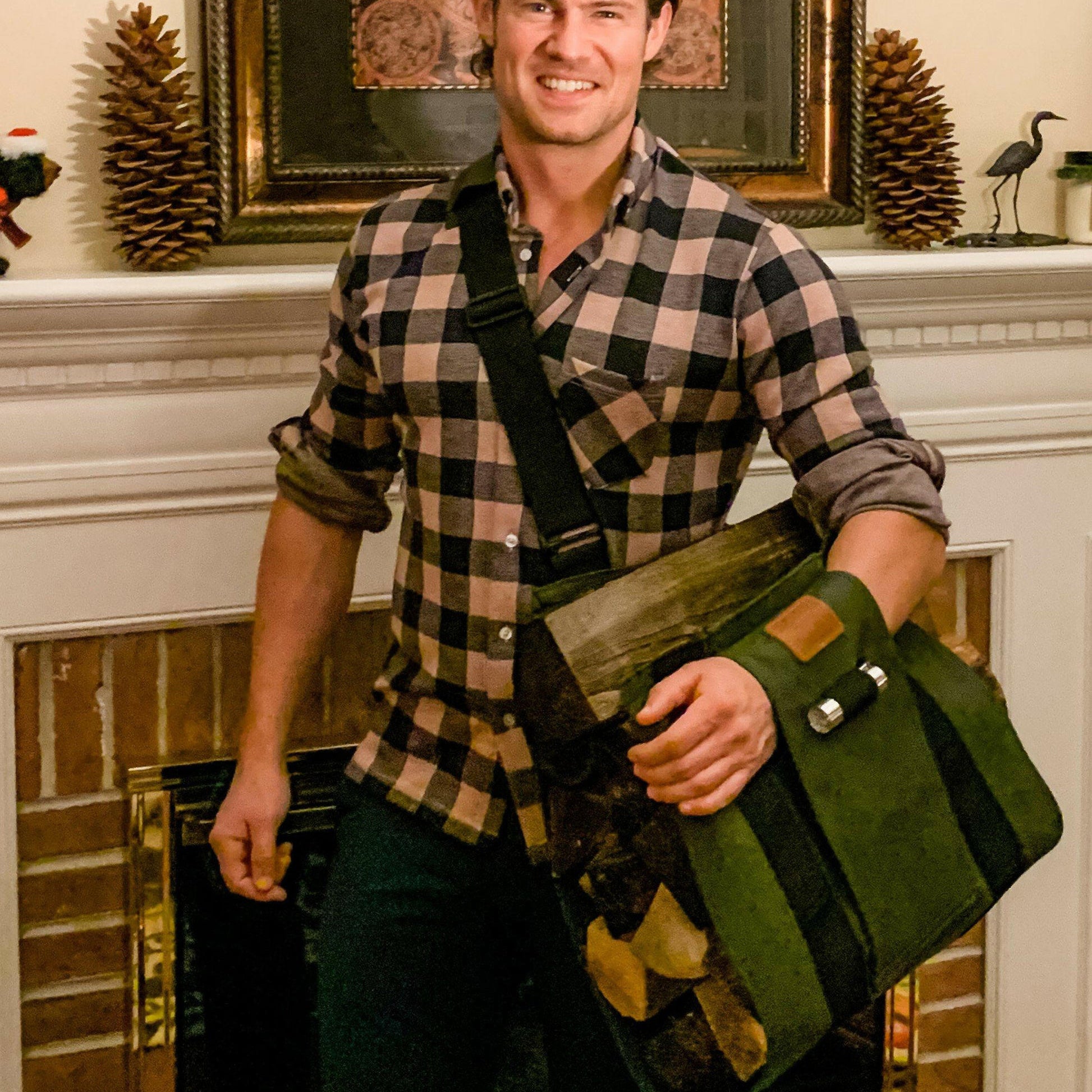 Firewood Carrier Multipurpose Mat – Ergonomic Cross-Body Design