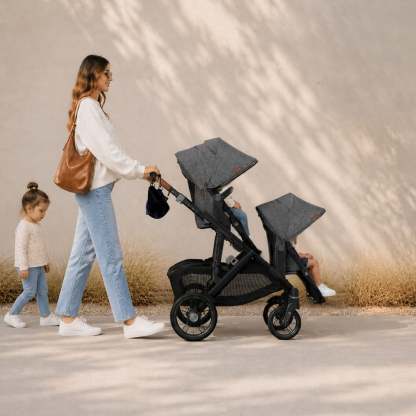 Stroller Extra Seat – Clip-On Second Seat for Toddlers, Unrolls in Seconds