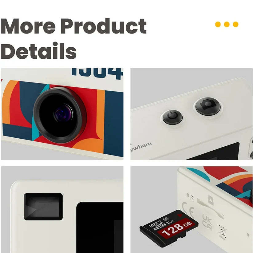 Ultra-Mini Keychain Camera – 1080P HD Wearable Action Cam with 0.96 Inch LCD