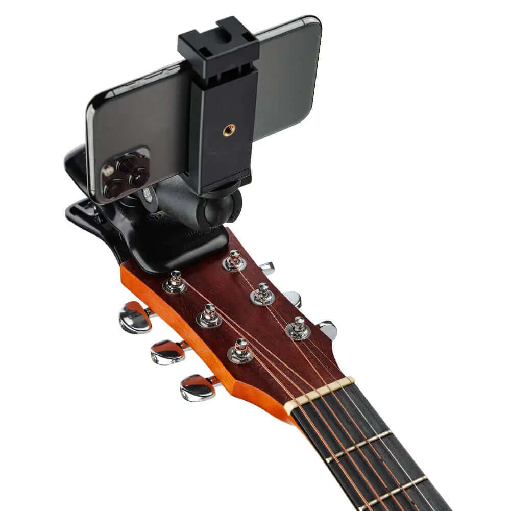 Guitar Phone Holder Camera Mount – Universal Clip for Smartphone