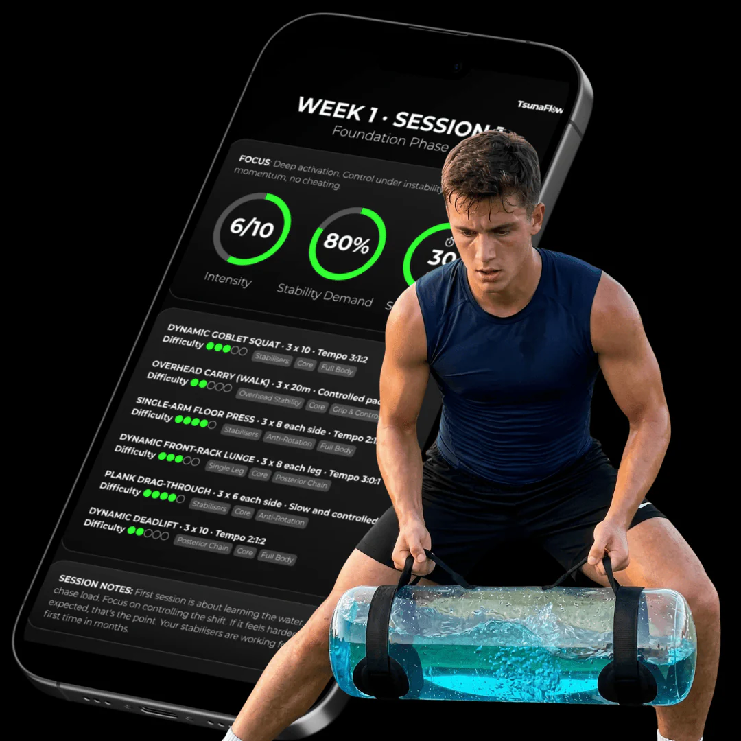 Water bag trainer