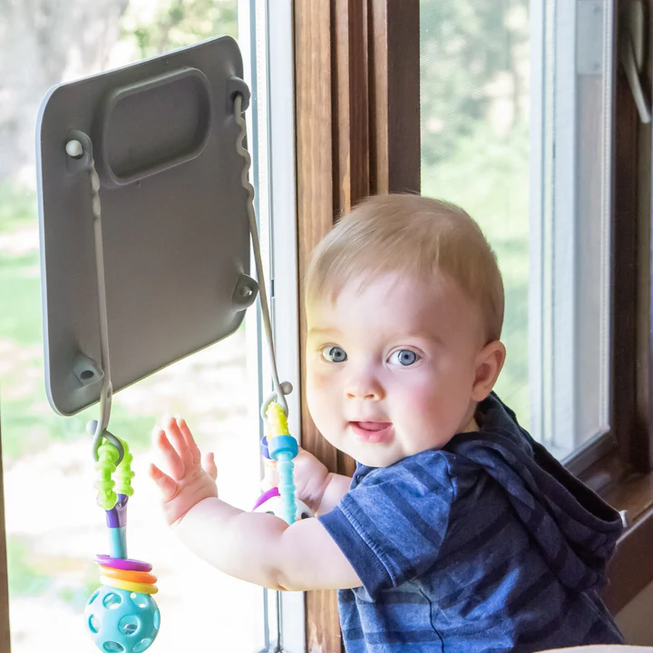 Baby Suction Feeding Mat with Strong Suction Cups & Secure Straps