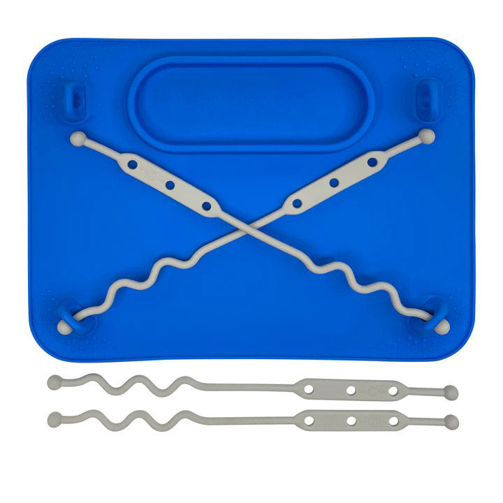 Baby Suction Feeding Mat with Strong Suction Cups & Secure Straps