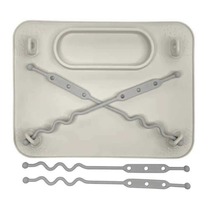 Baby Suction Feeding Mat with Strong Suction Cups & Secure Straps
