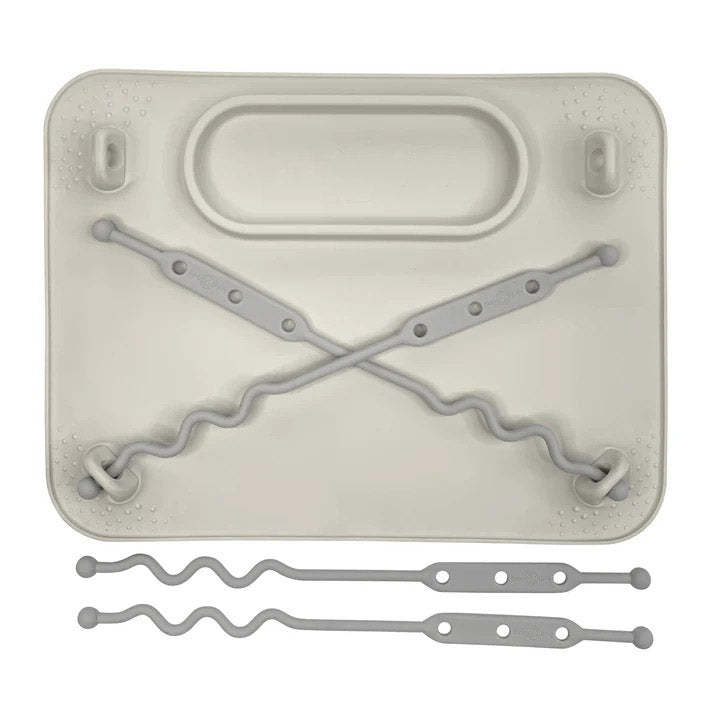 Baby Suction Feeding Mat with Strong Suction Cups & Secure Straps