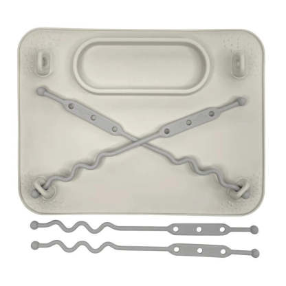 Baby Suction Feeding Mat with Strong Suction Cups & Secure Straps