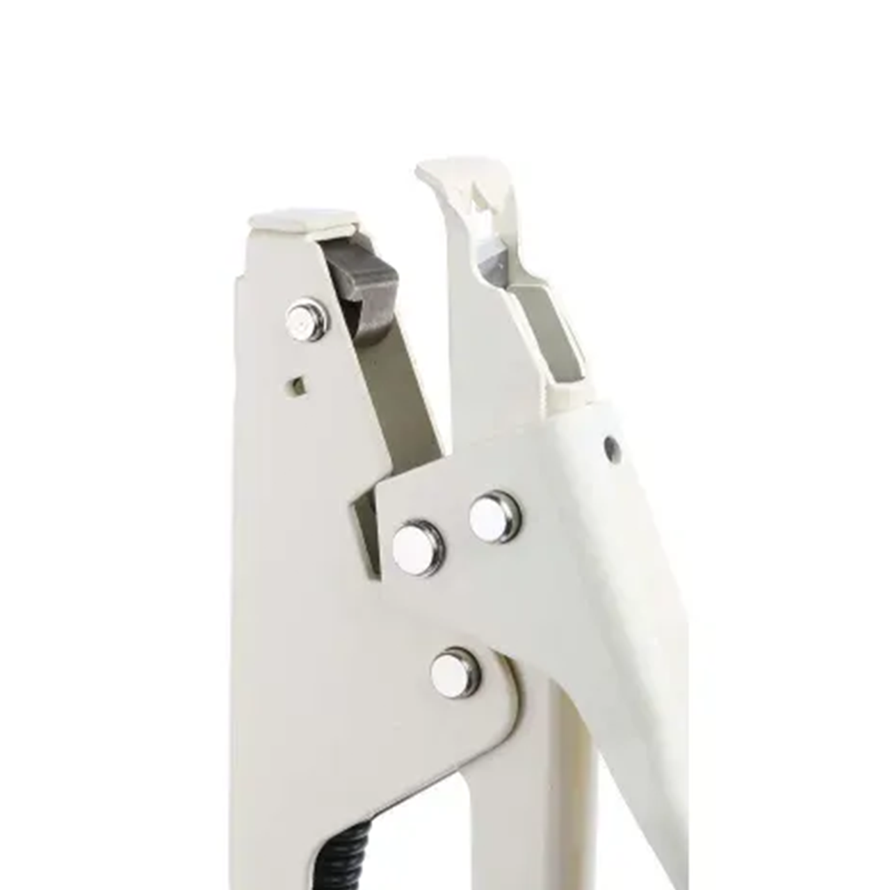 Cable tie guns are used for plastic cable ties.