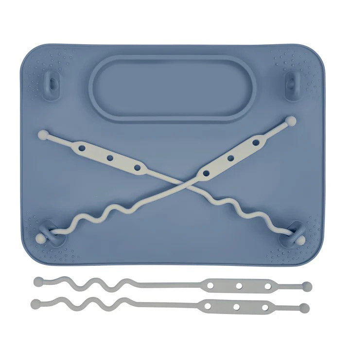 Baby Suction Feeding Mat with Strong Suction Cups & Secure Straps