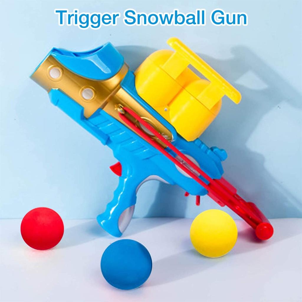 Snow Cannon Snowball Launcher | Winter Outdoor Toy with Snowball Molds for Kids & Adults