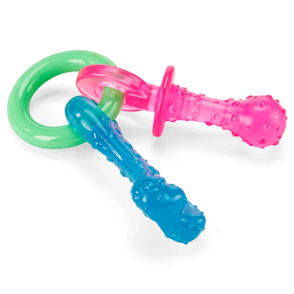 Puppy Chew Teething Pacifier Toy