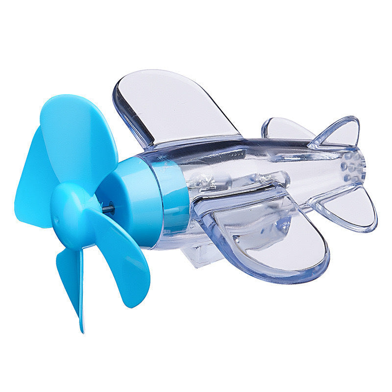 Airplane Style Decorative LED Light for Car & Bike – Wind-Powered Multicolor Ornament