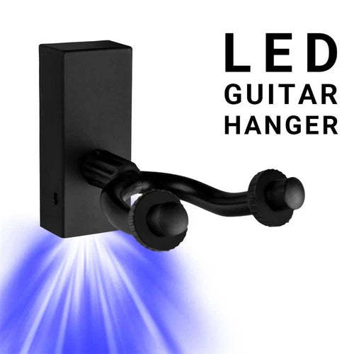 LED Guitar Wall Mount Hanger – Illuminated Display for Guitar & Bass