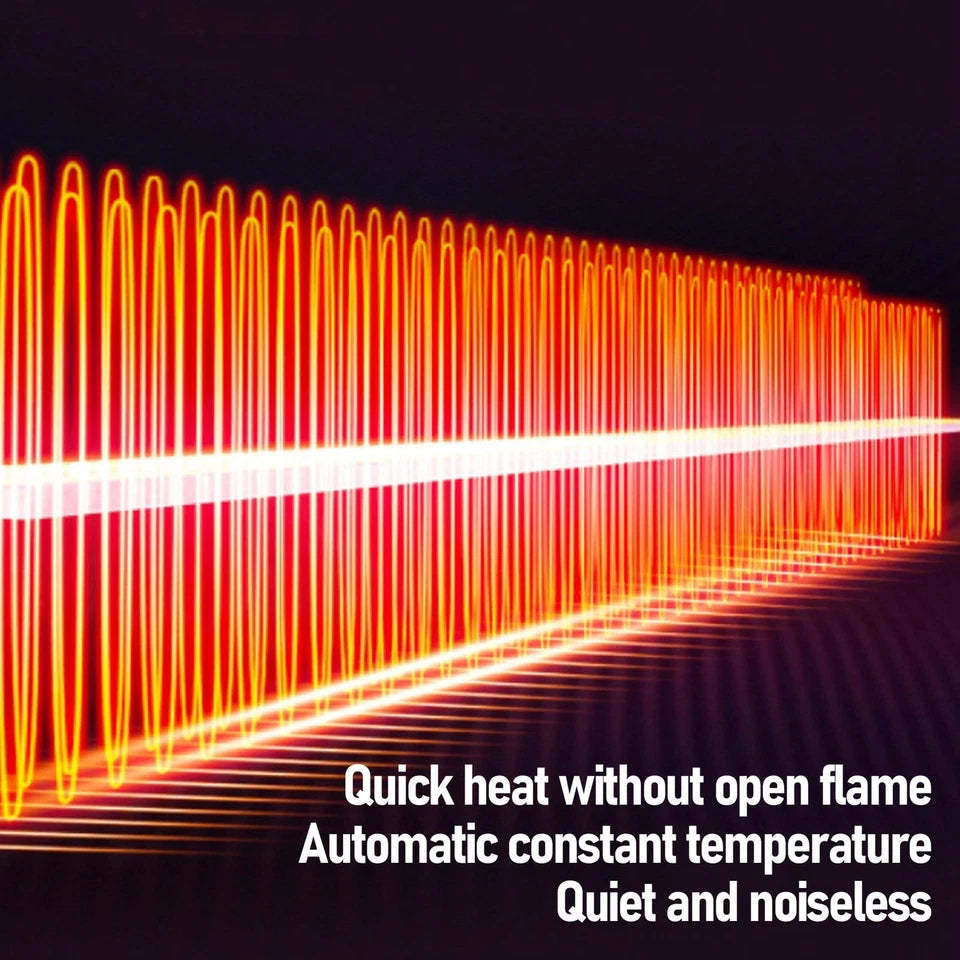 Portable electric heater 170W temperature-controlled space heater