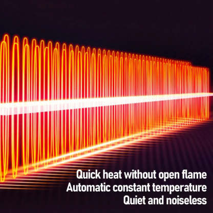 Portable electric heater 170W temperature-controlled space heater