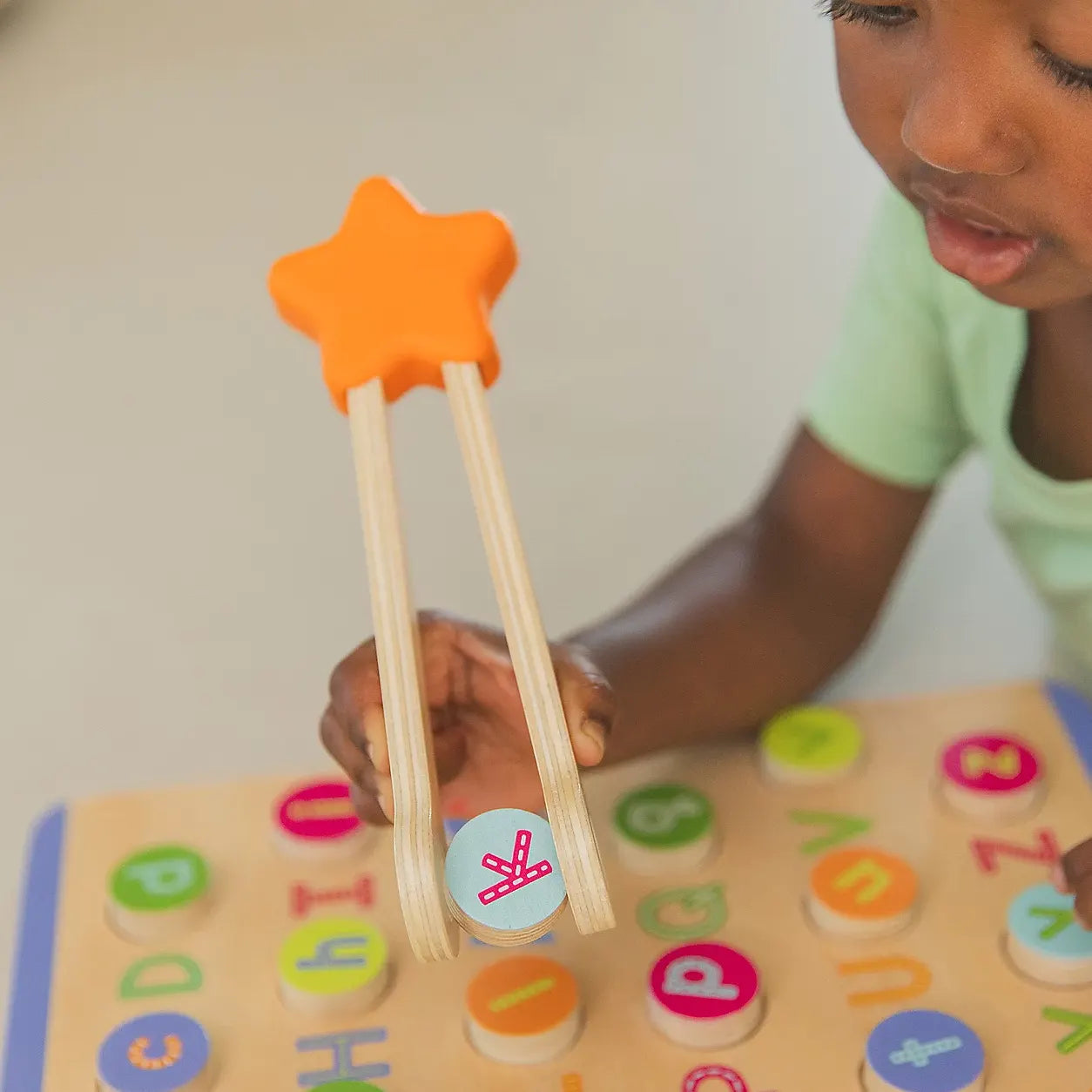 Alphabet & Letter Sounds Wooden Puzzle – Phonics Learning Toy