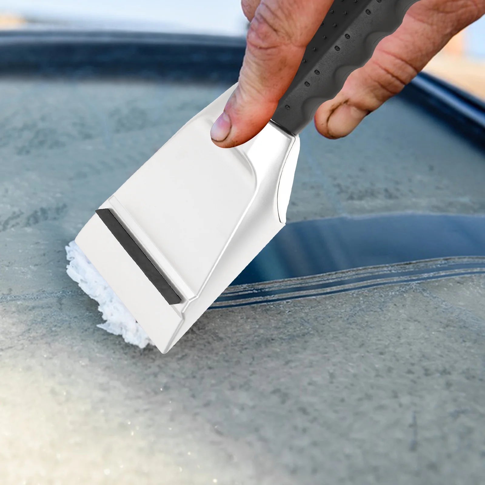 Electric Heated Ice Scraper – Auto Snow Removal Tool for Windshield & Car Glass