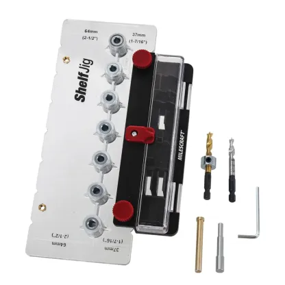 Shelf Drilling Jig – Drill Up to 7 Holes at Once