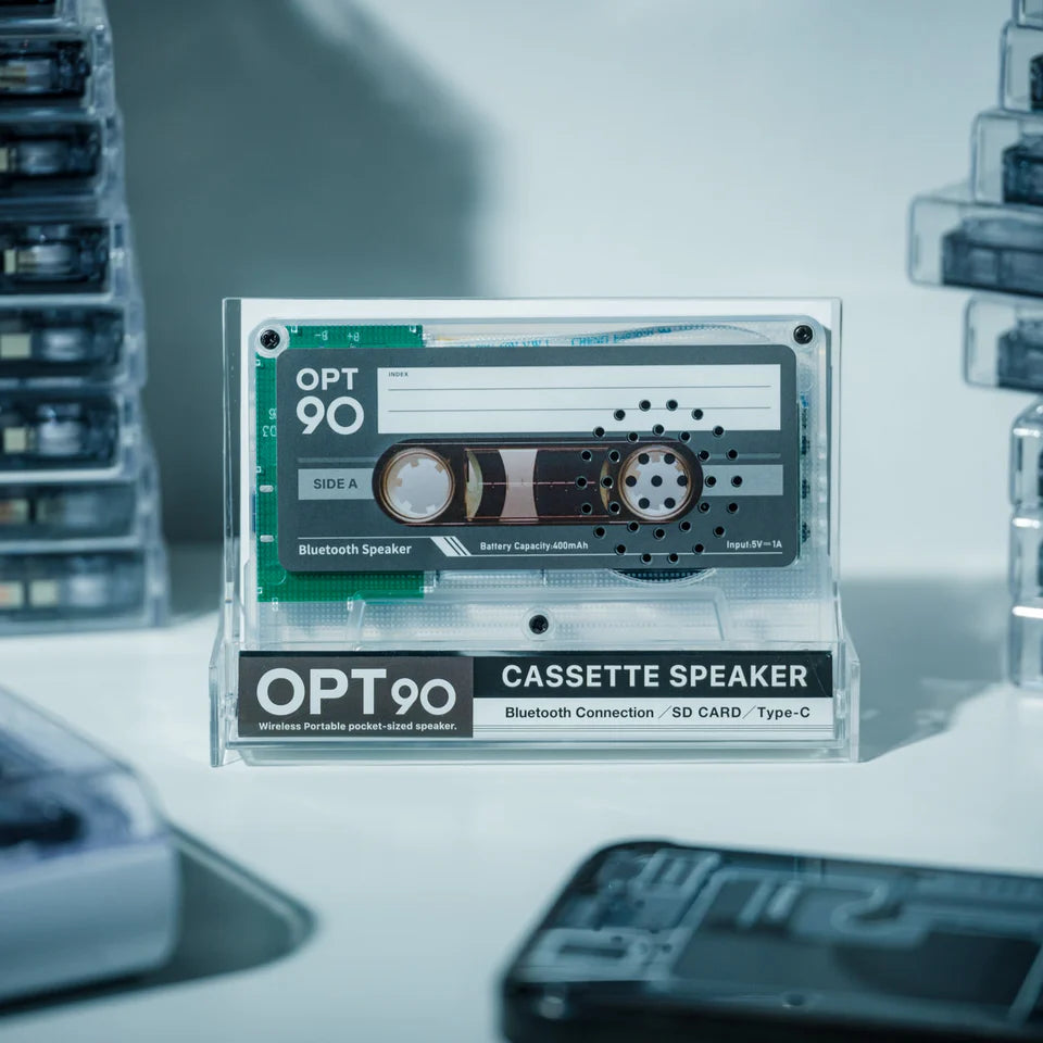 A-side label: Retro cassette speaker