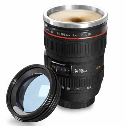Thermal Mug Camera Lens Coffee Mug – Camera Lens Mug, Fun Photo Coffee Cup