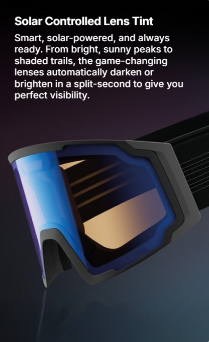 Skiing sun protection goggles