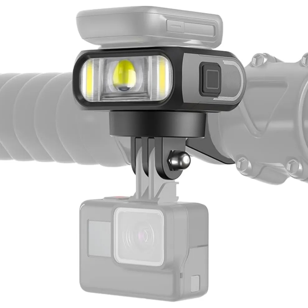 Dual‑Mounted Bike Light – 900 Lumens with Independent DRL