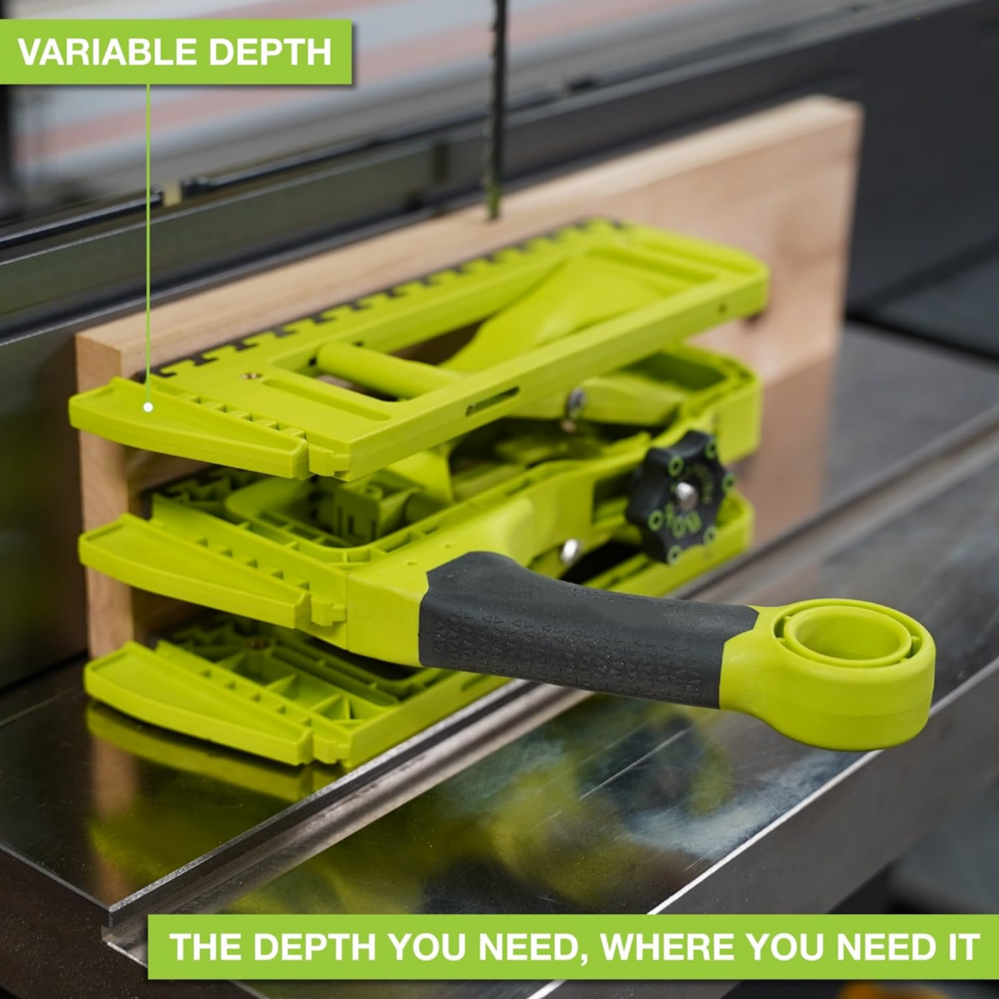 Expandable Push Shoe – Table Saw Push Block Expands 2” to 6” Wide