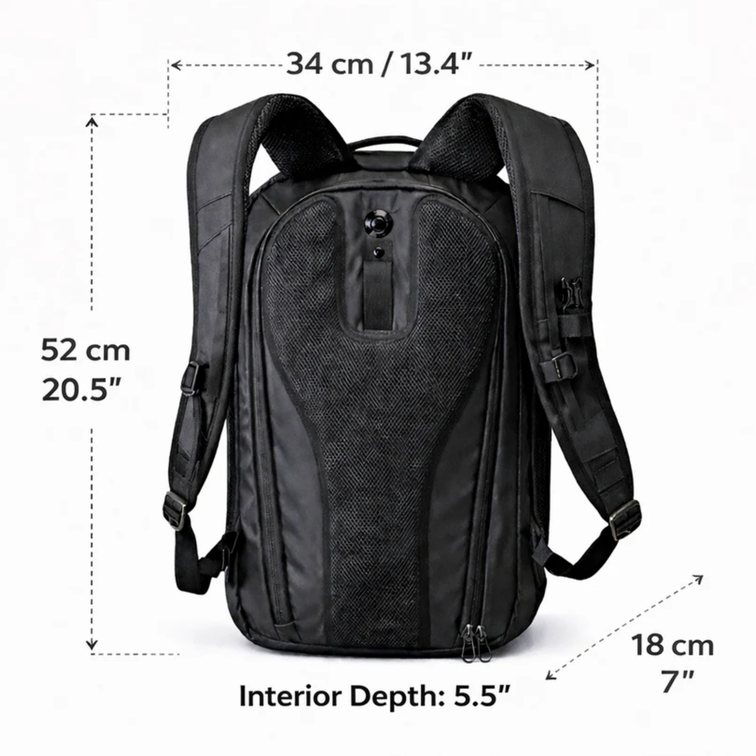 31L Push Button Backpack – Instant Access Camera Backpack with Customizable Dividers