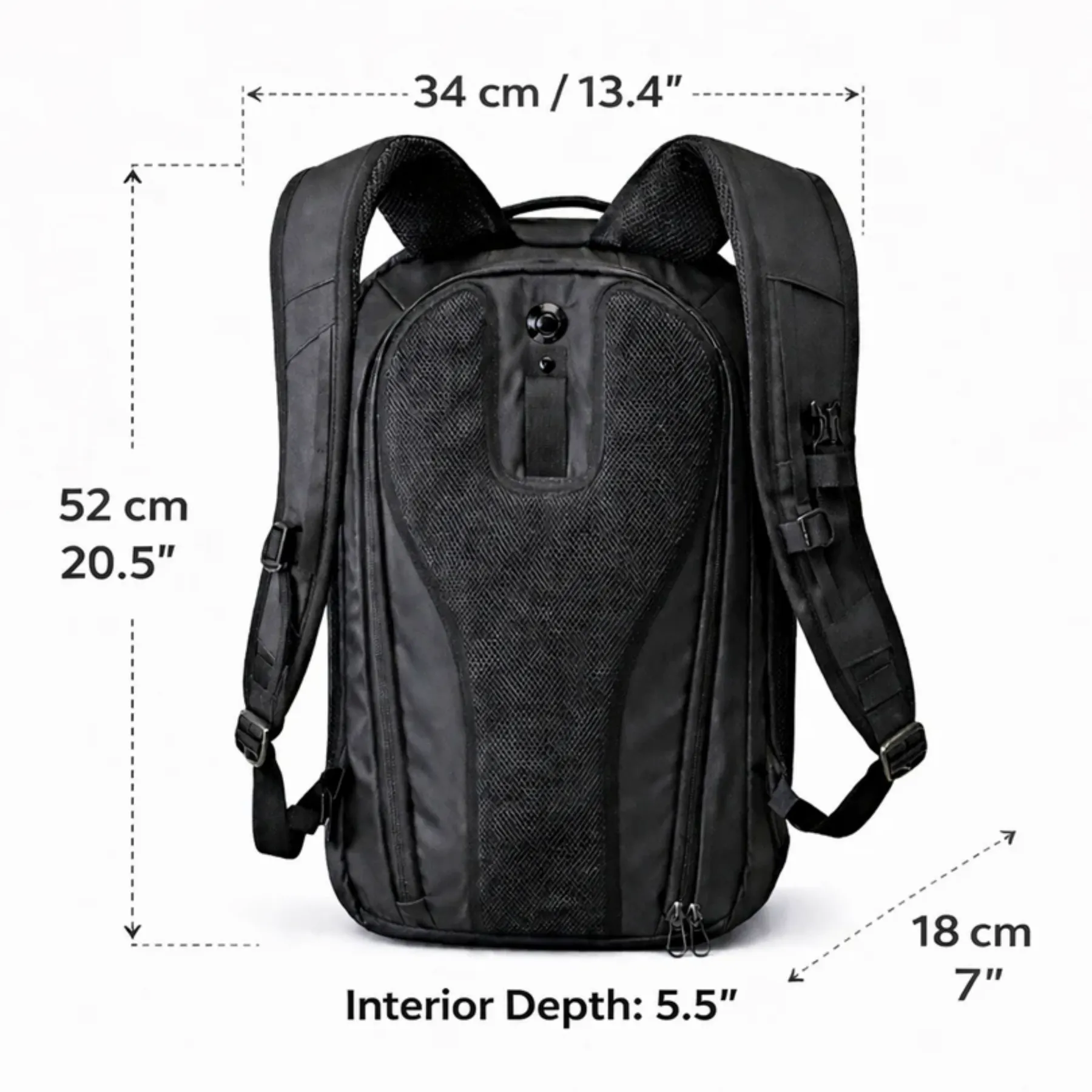 31L Push Button Backpack – Instant Access Camera Backpack with Customizable Dividers
