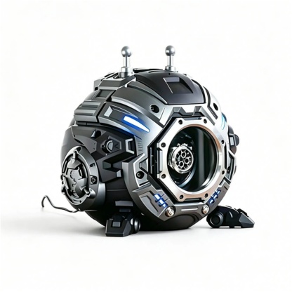 Gravity Furnace Cyber‑Mecha Watch Winder – Robot Arm, Touchscreen & USB‑C