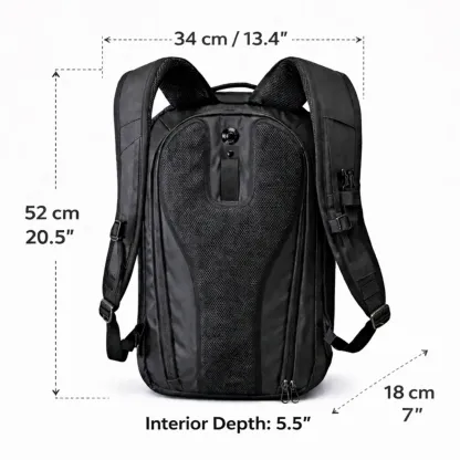 31L Push Button Backpack – Instant Access Camera Backpack with Customizable Dividers