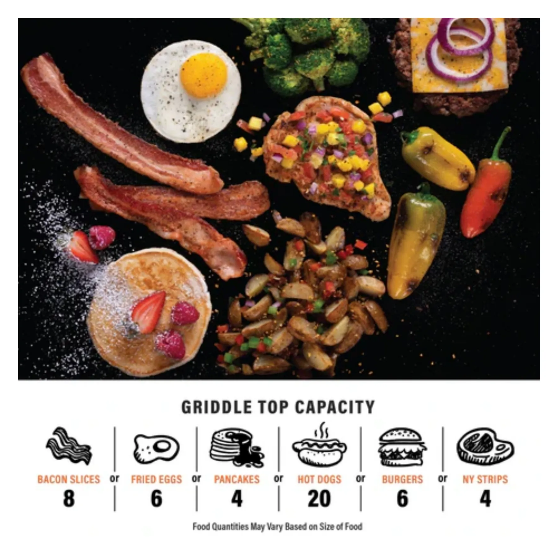 OTG 14″ Portable Griddle with Side Burner