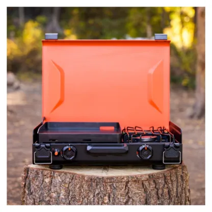 OTG 14″ Portable Griddle with Side Burner