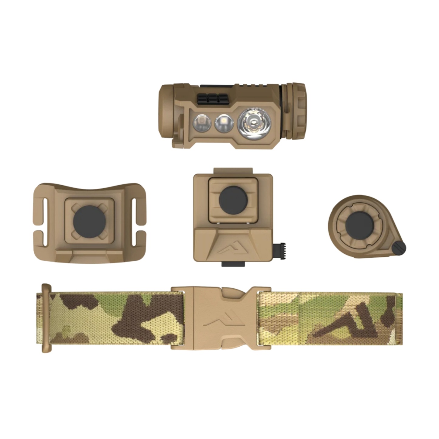 Tactical Headlamp with IR Lock Mode – 300 Lumens, IP68, Dual‑Fuel