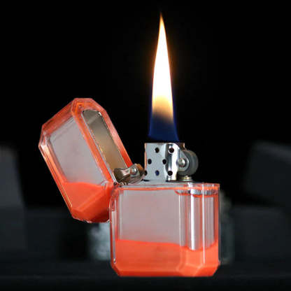 Glowing quicksand lighter with all-metal structure
