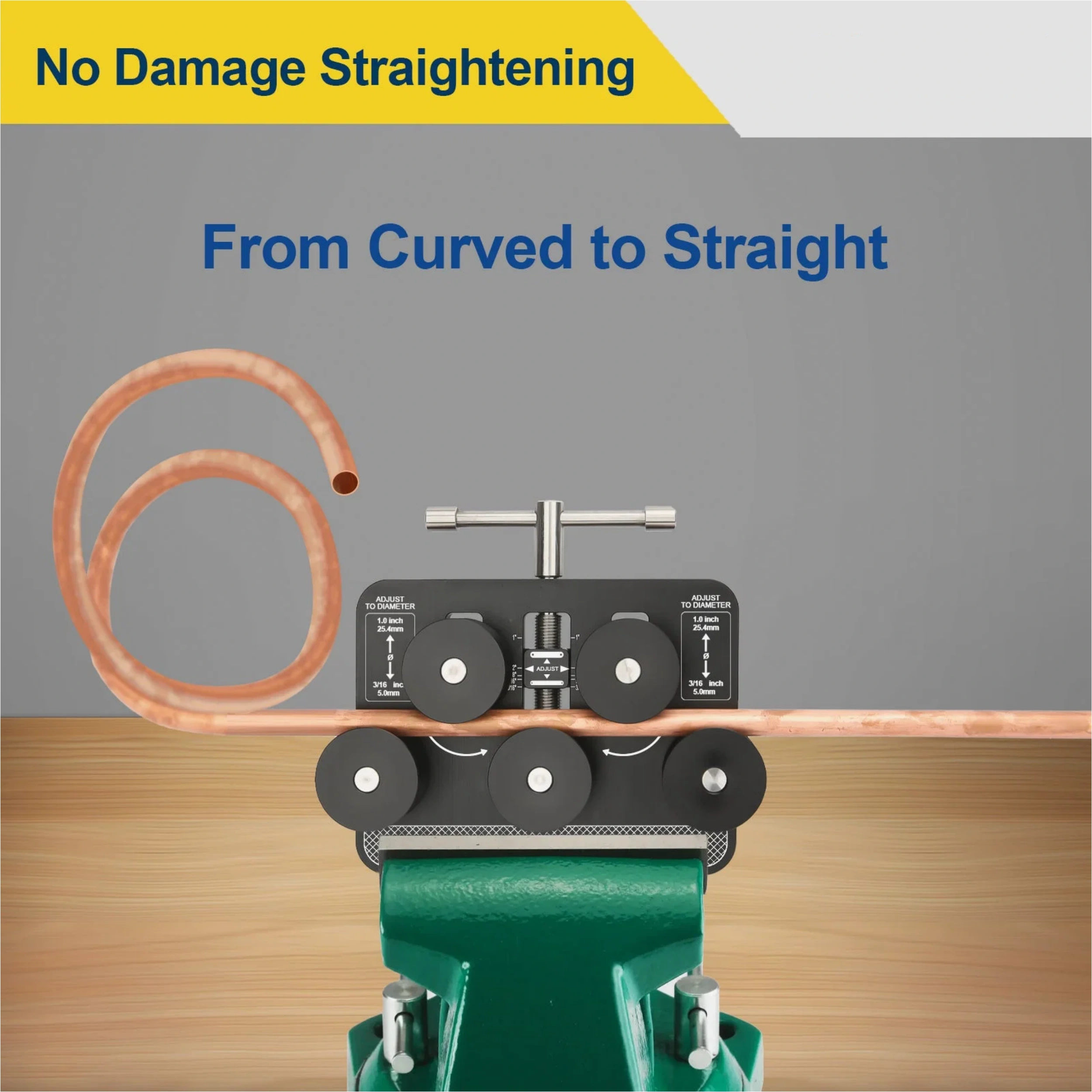 Tube Straightener – For 3/16" to 1.0" Diameter Tubing