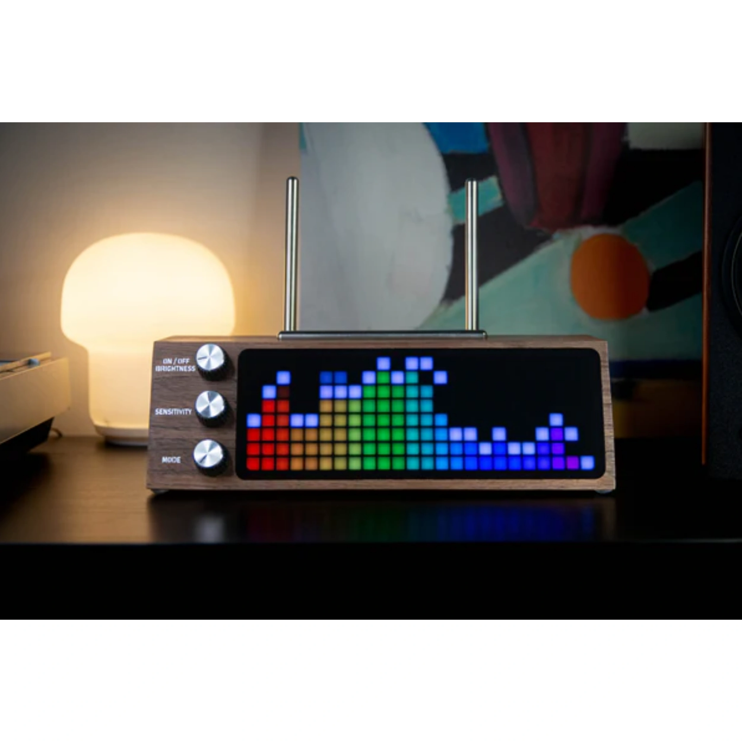 The Ultimate Vinyl Record Rack – Smart LED Stand with Music‑Visualizing Display