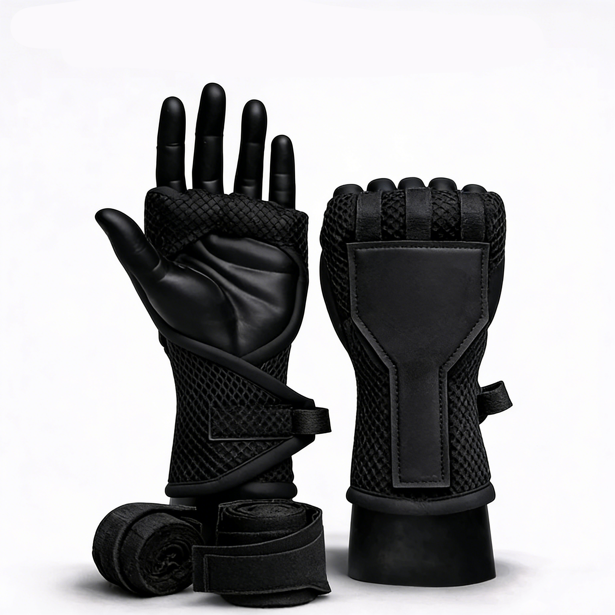 Hand Wraps – Professional Boxing and Muay Thai Training Wraps with Thumb Loop and Knuckle Protection