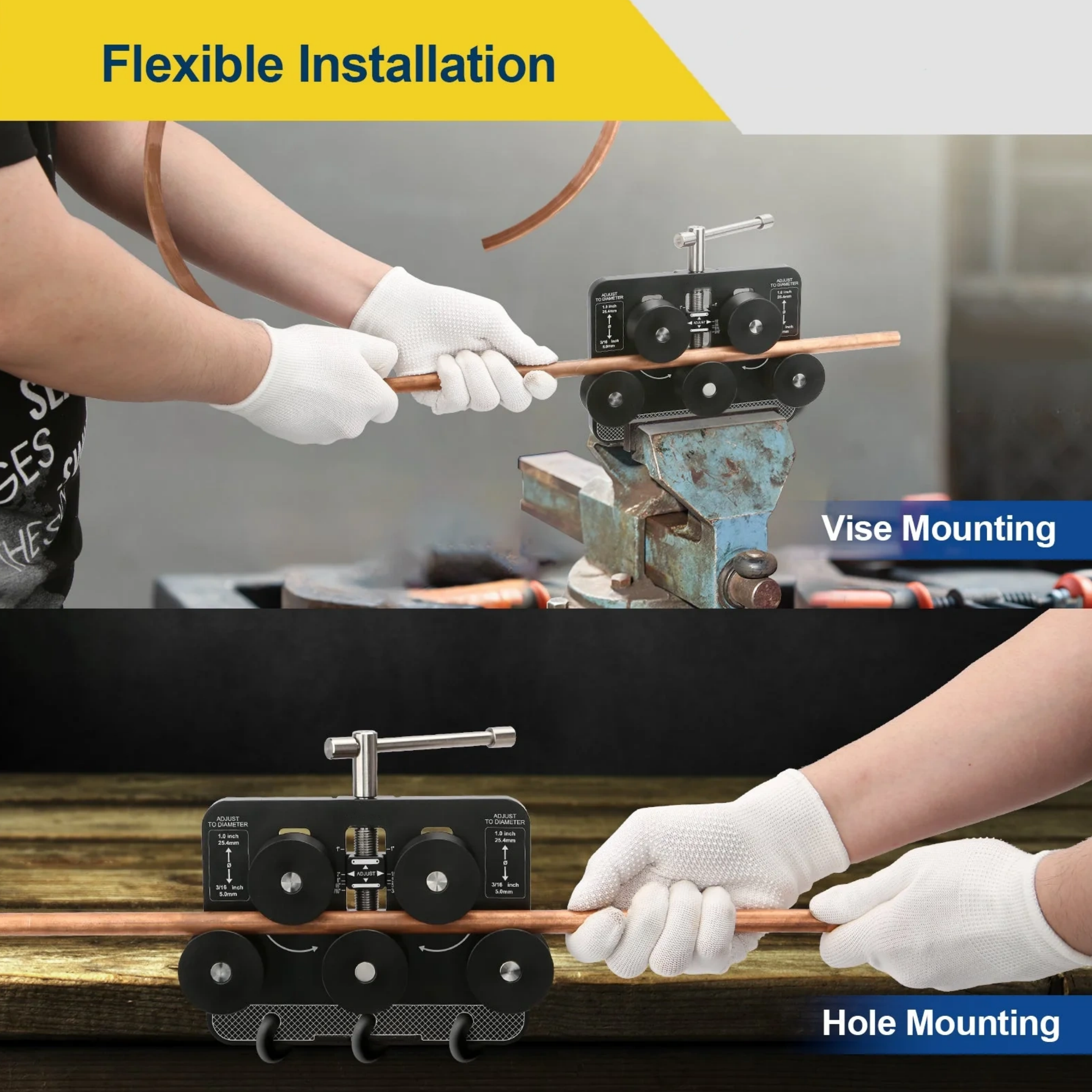 Tube Straightener – For 3/16" to 1.0" Diameter Tubing