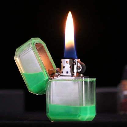 Glowing quicksand lighter with all-metal structure