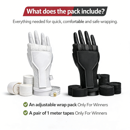Hand Wraps – Professional Boxing and Muay Thai Training Wraps with Thumb Loop and Knuckle Protection