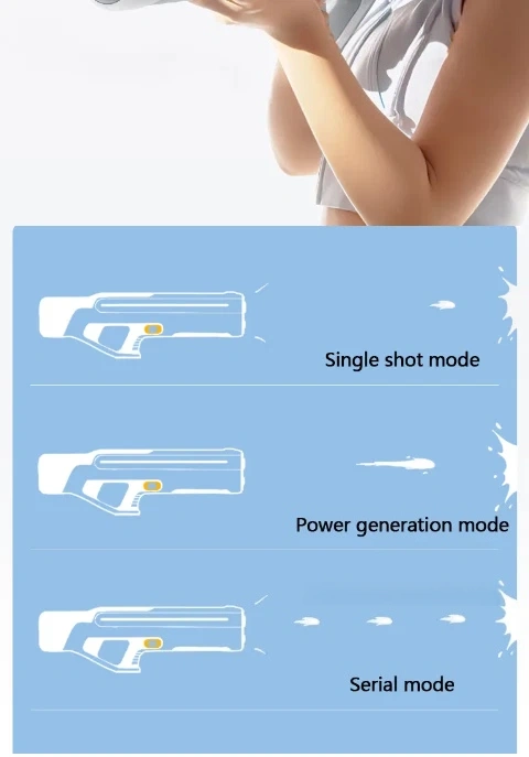 Automatic water gun with suction nozzle - a children's toy