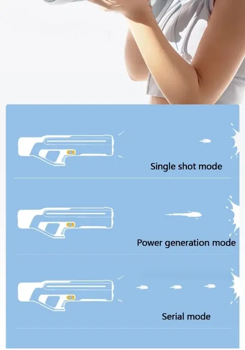 Automatic water gun with suction nozzle - a children's toy