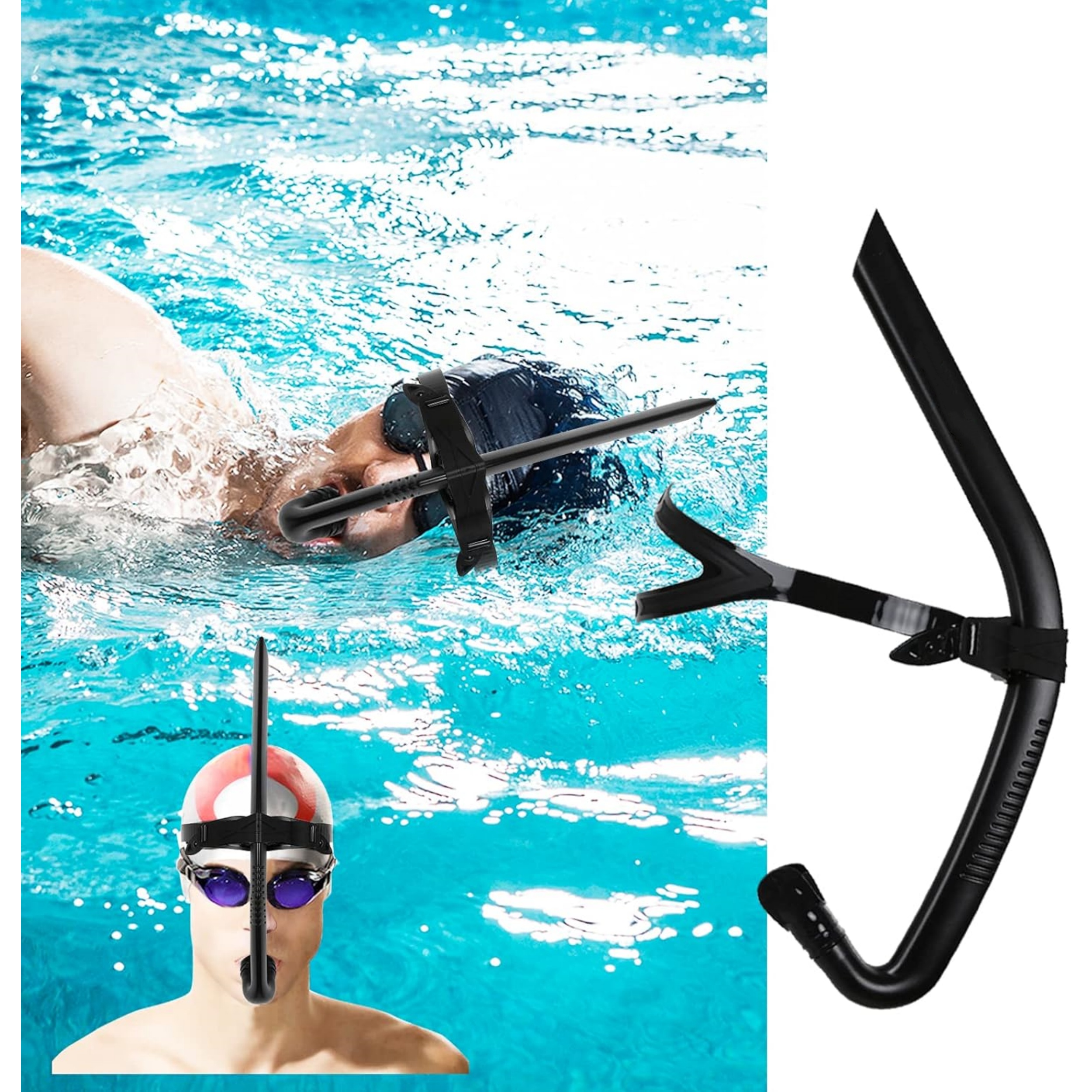 Hypoxic Snorkel – Competitive Swim Training Snorkel for Technique & Breath Control