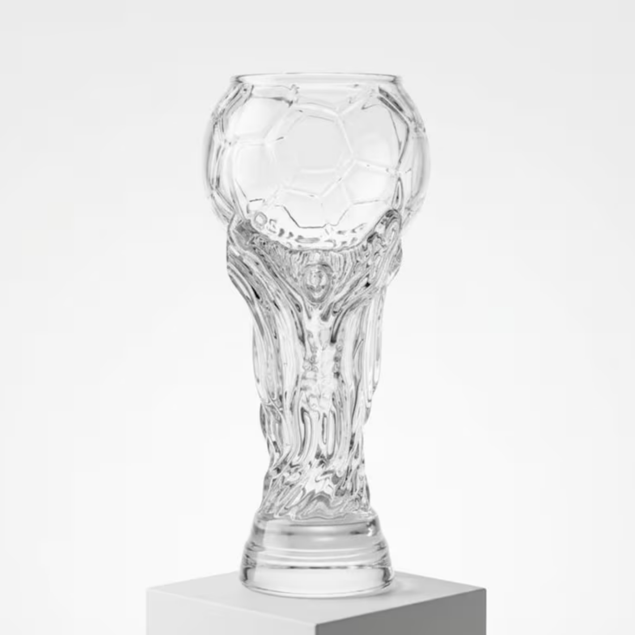 Trophy Beer Glass – Textured Soccer Pint Mug