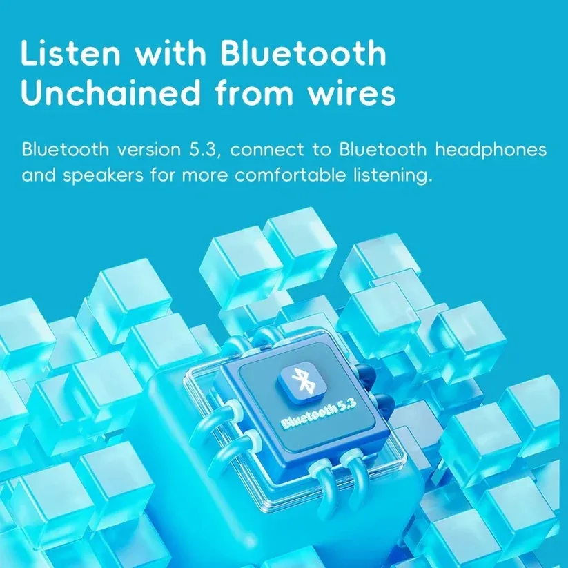 HiFi Bluetooth MP3 Player – 15-Hour Playback