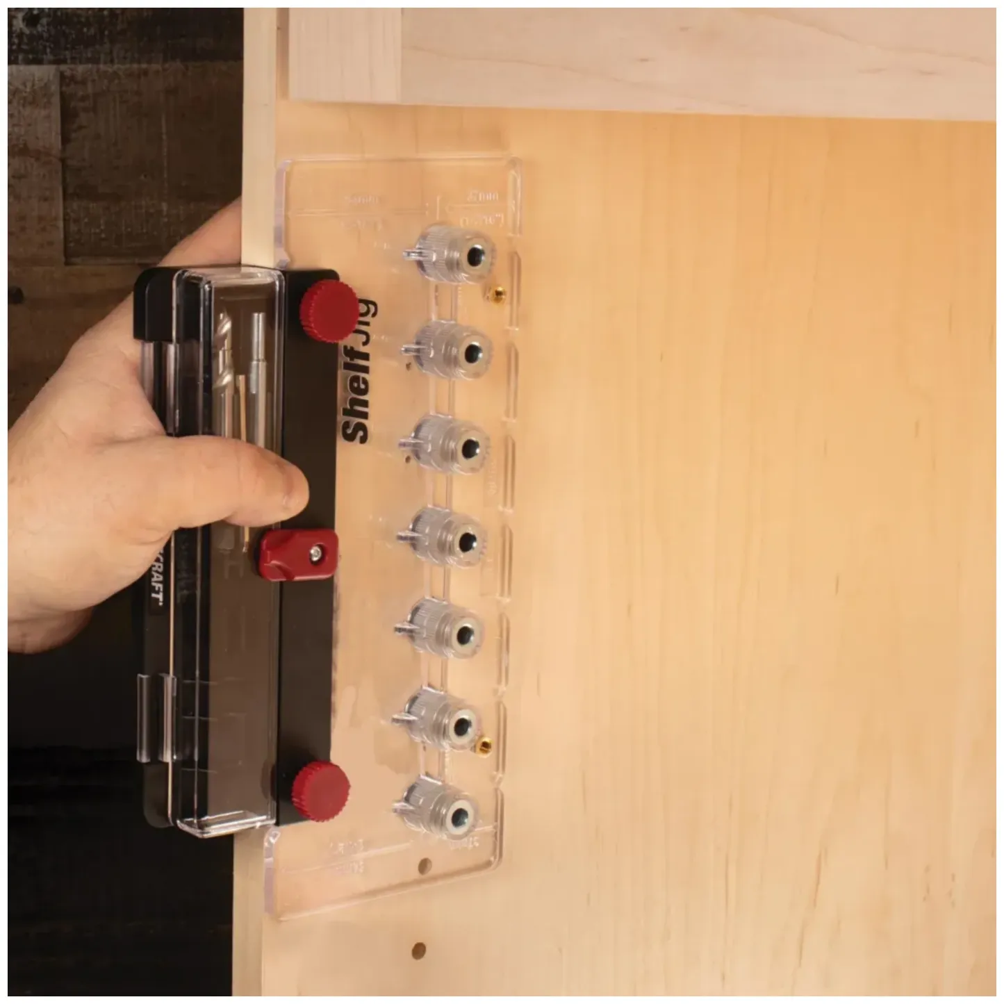 Shelf Drilling Jig – Drill Up to 7 Holes at Once
