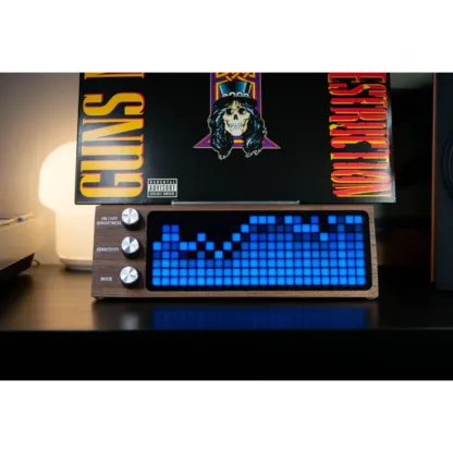 The Ultimate Vinyl Record Rack – Smart LED Stand with Music‑Visualizing Display
