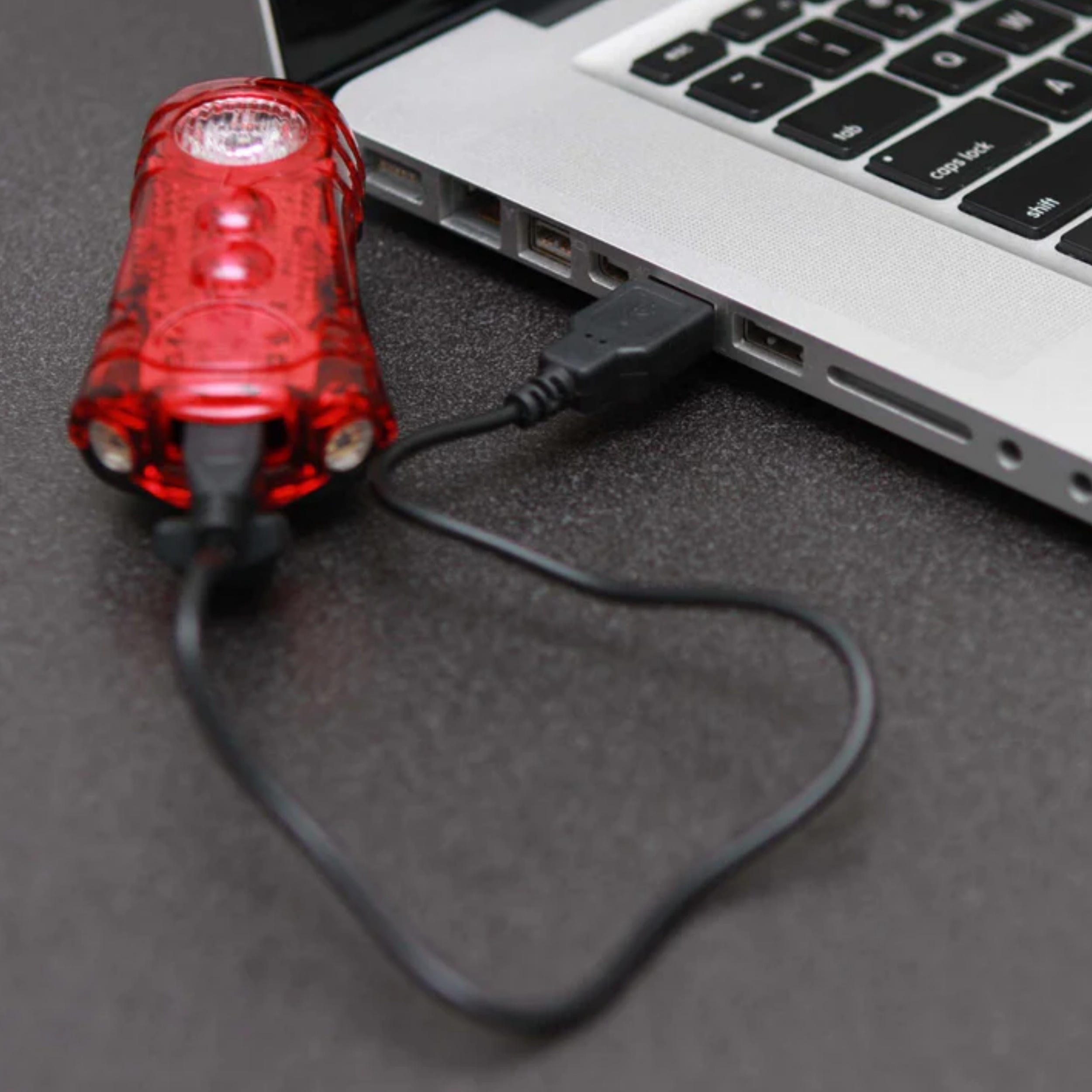 Bike Taillight with Laser Lanes – 250 Lumen Daylight Visible Safety Light