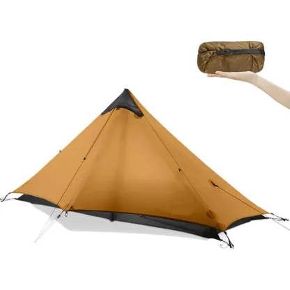 Ultralight 1-Person Tent – 1.08kg, Waterproof, Trekking Pole Supported